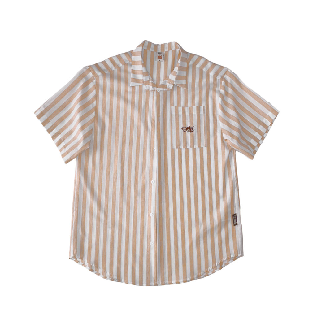 Orange Striped Shirt Tag